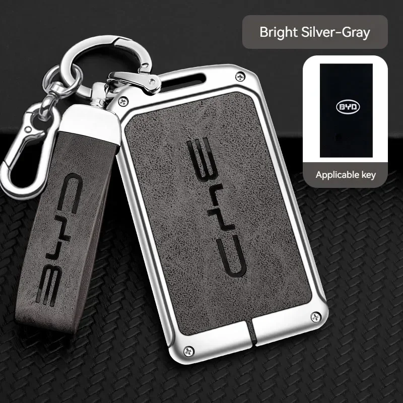 Car NFC Card Samrt Key Cover Case Holder Fob For BYD Atto3 Yuan Tang EV Han Qin Song Plus DMi Dolphin S7 S6 L3 M6 F3 F0 Keychain
