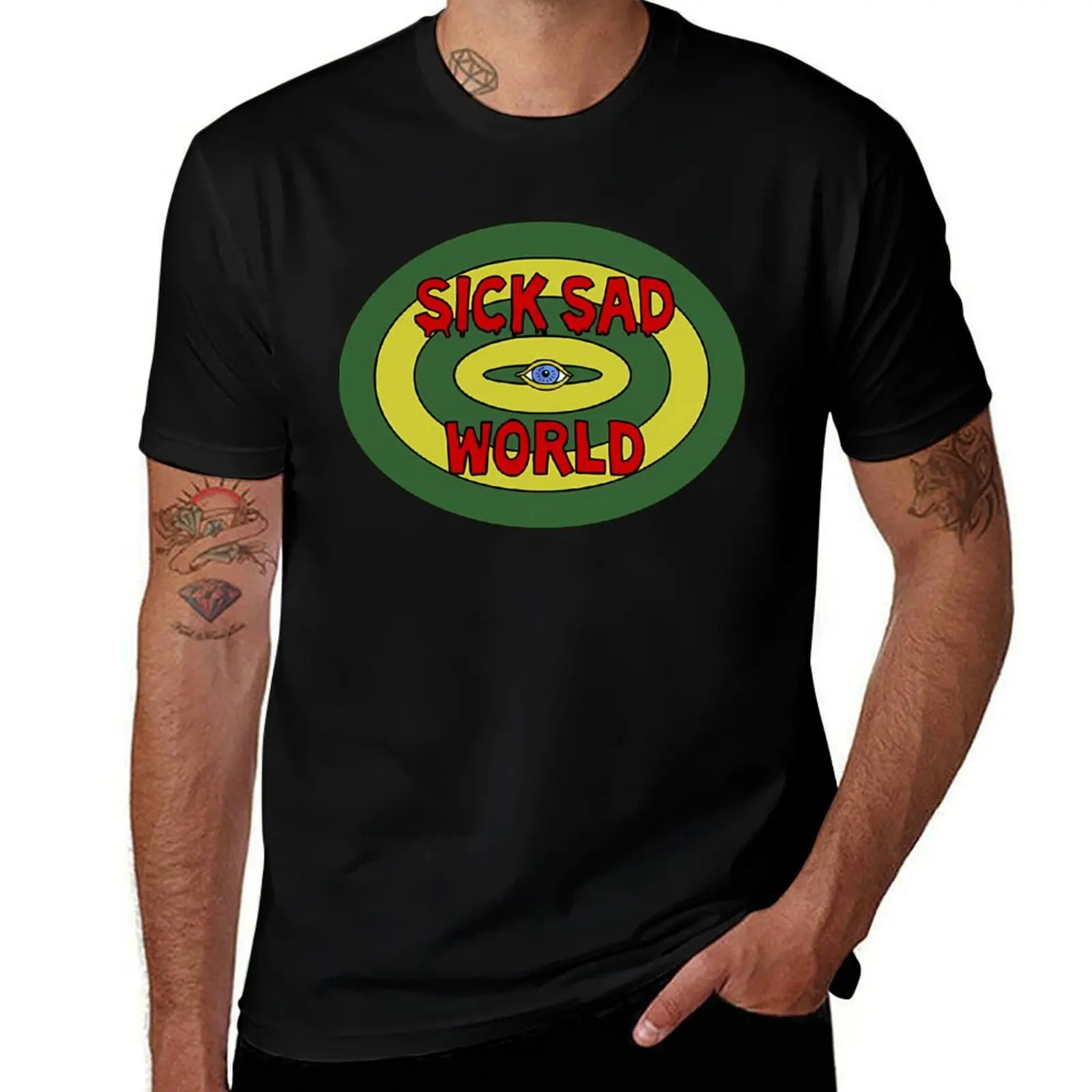

Sick Sad World Daria Logo T-Shirt man t shirt heavy cotton mens graphic t shirts