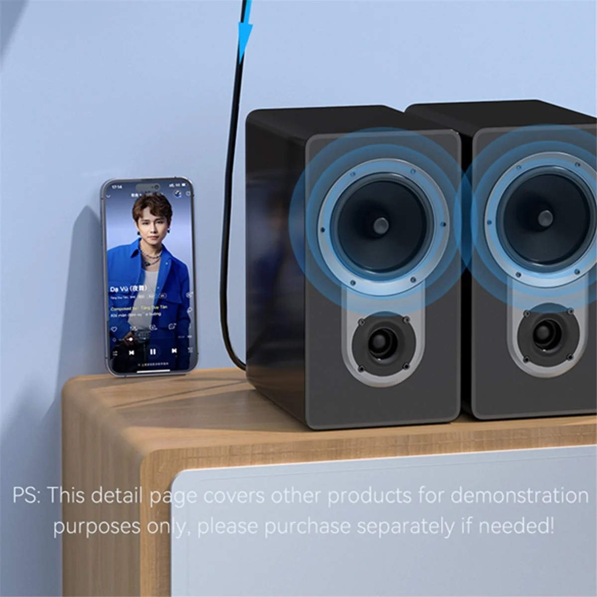 

Модернизированный беспроводной Bluetooth-приемник-передатчик для наушников с вилкой европейского стандарта
