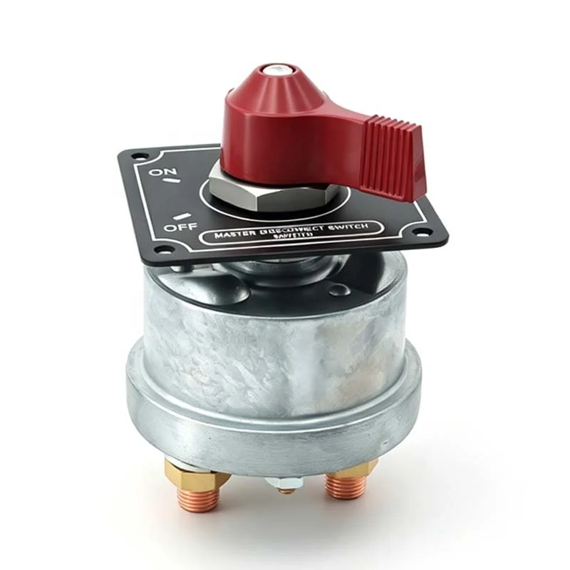 

250A 48V DC Brass Black Mounting Panel ON-OFF Rotary Switch Battery Disconnect Master Switch for Home Appliances