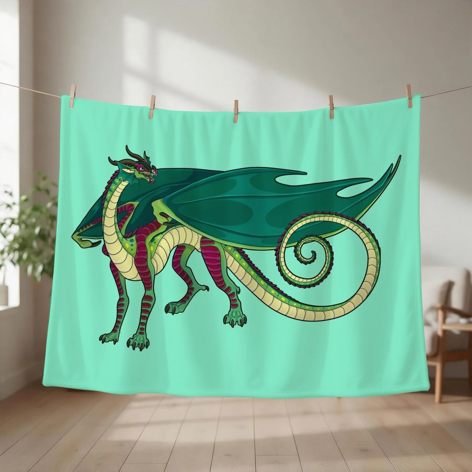 Rainwing Throw Blanket For Decorative Sofa Blankets For Baby Tourist Soft Plush Plaid Blankets