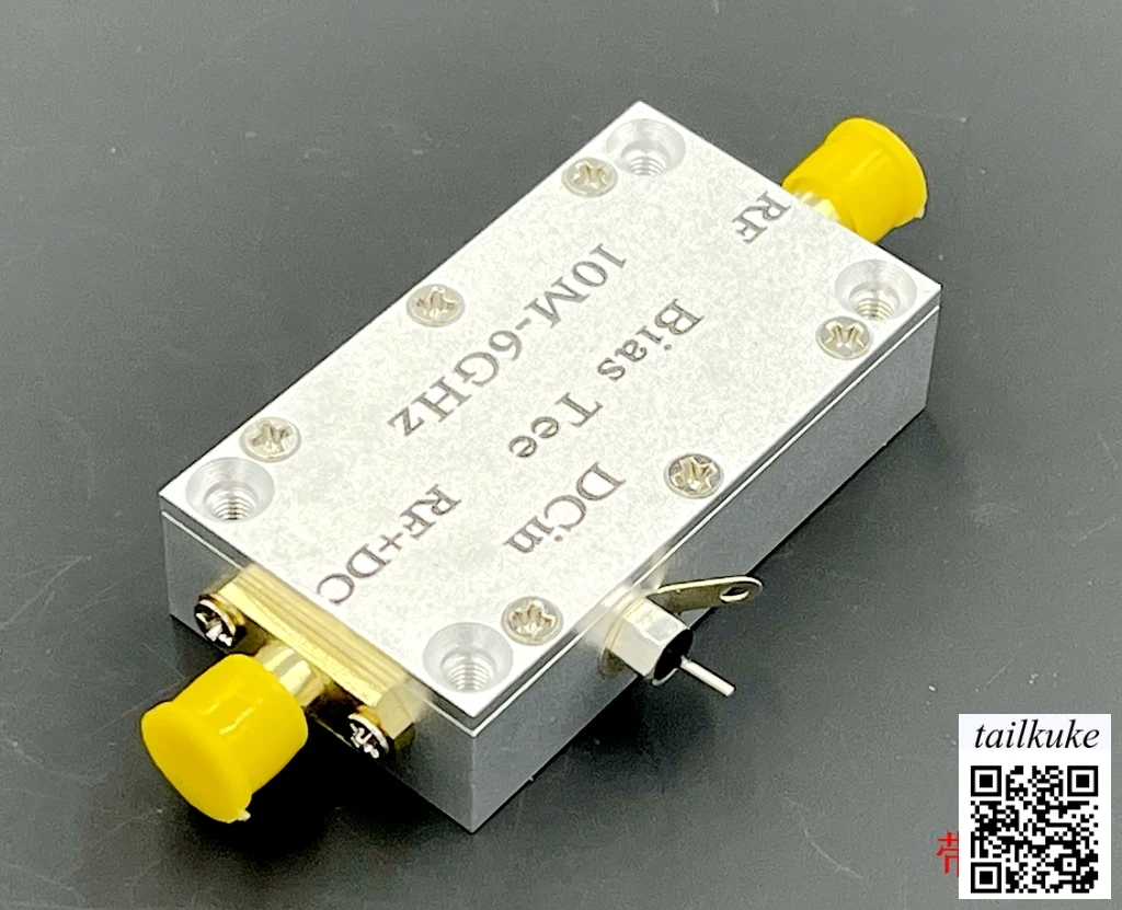 

Broadband RF Feeder RF Isolator Biaser Feeding Bias Tee 10MHz-6GHz