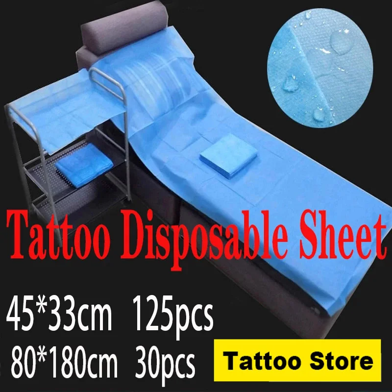 

Disposable Tattoo Bed Sheet Waterproof Tablecloths Tattoo Clean Pad Tattoo Table Covers Pad Tattoo Accessories Disposable Sheet