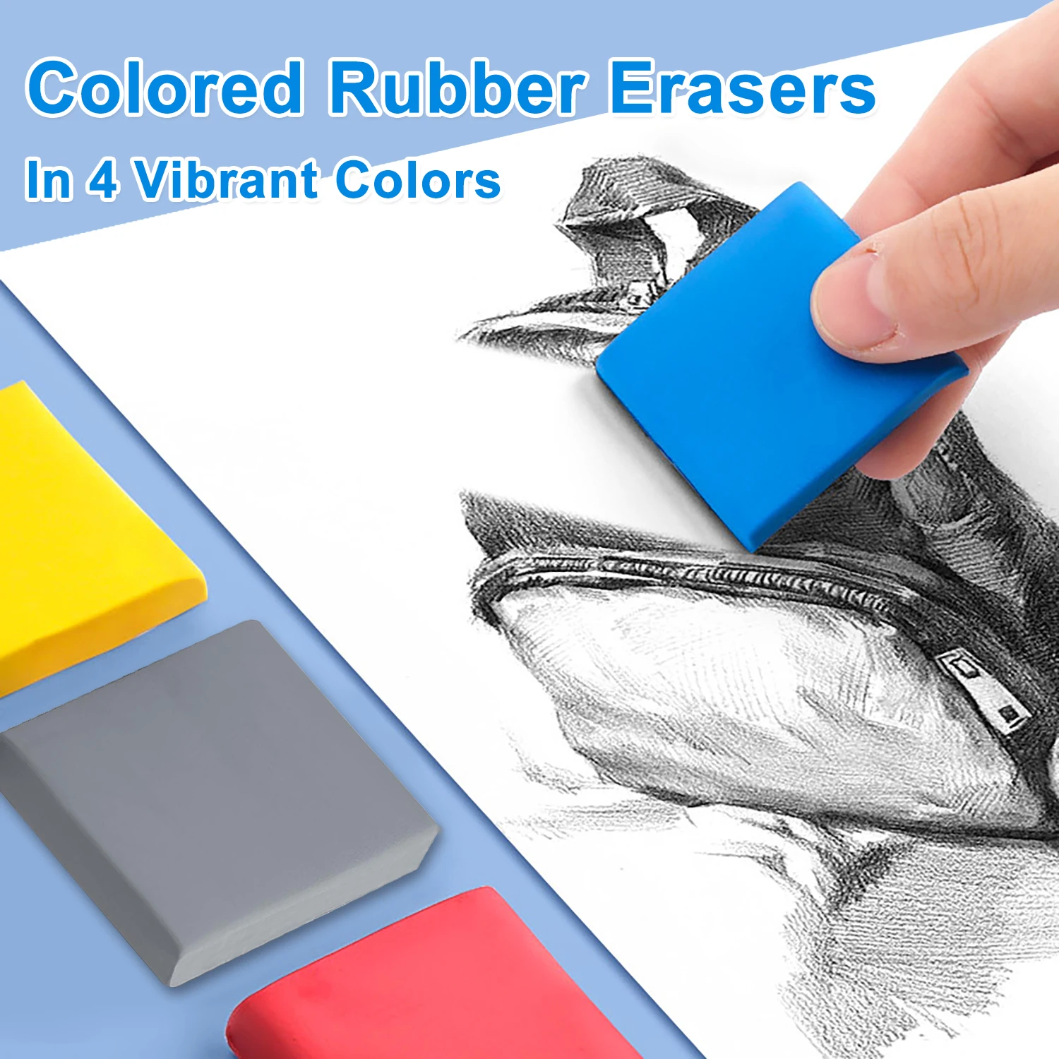 Kneaded Rubber Erasers, Colore - Rubber Eraser Kneaded review and price