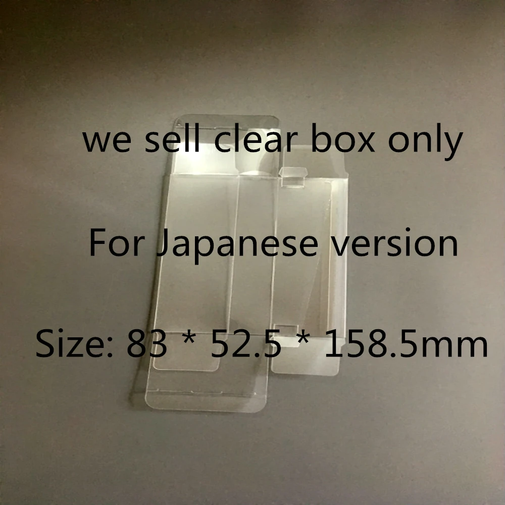 Collection Display Box For GBM/Nintendo Game Boy MICRO/Pokémon Game Storage Transparent Boxes TEP Shell Clear Collect Case