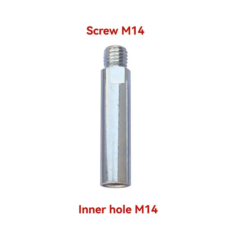 AT63-2Pcs 125 Angle Grinder Extension Rod Grinding Extension Rod 80Mm 100 Angle Grinder Conversion Rod