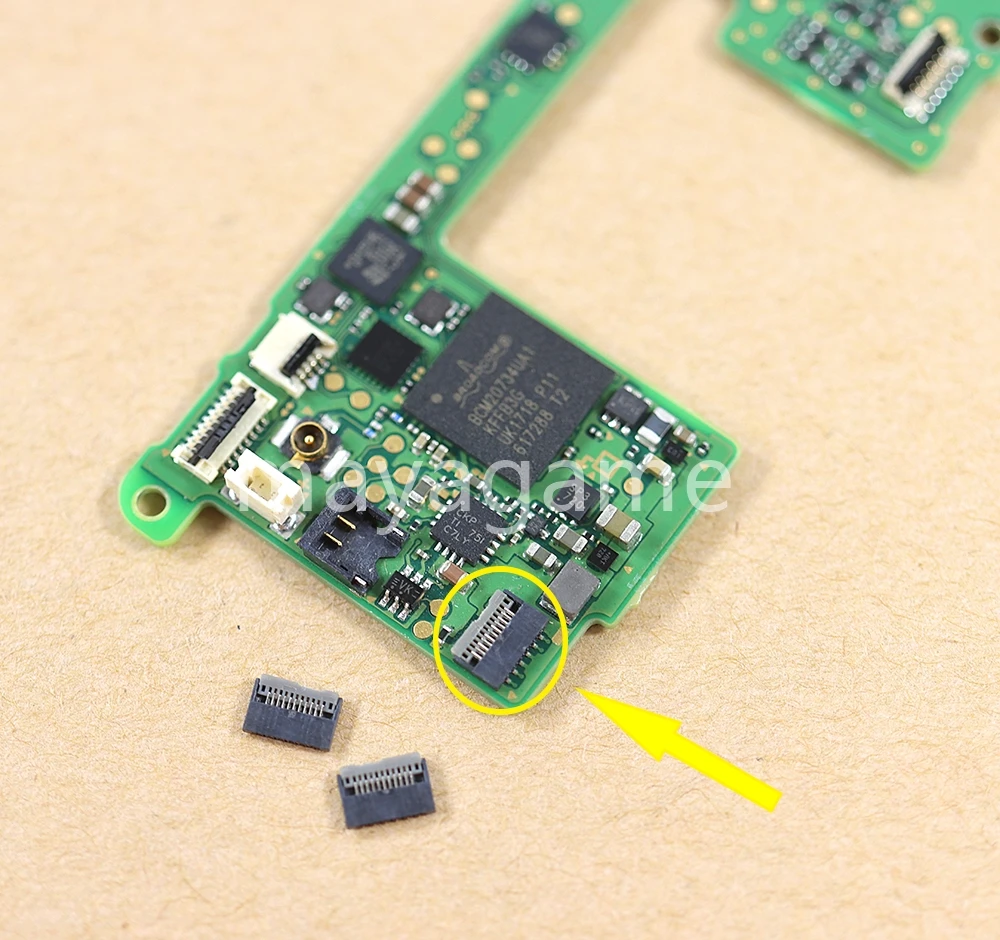 20pcs For Nintend Switch Rail Sliders Connector Port Socket Jack Replacement for NS Railway Slide Repair