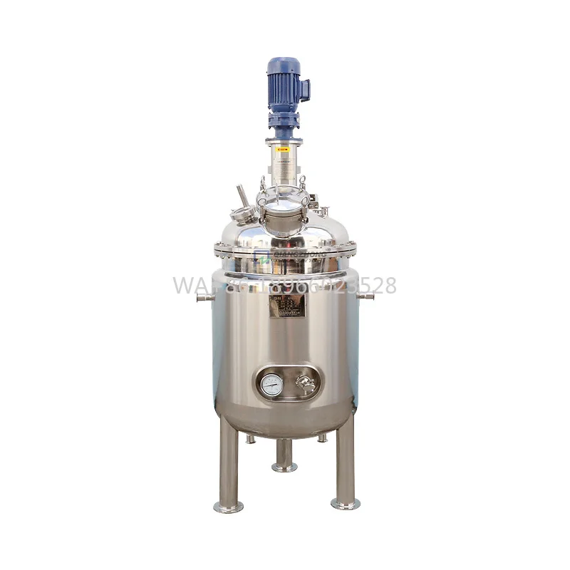 Mixer Tank with Jacket Electric Heating Stainless Steel Mixing Tank500L 1000L Stainless Steel Tank with Agitator Homogenizer