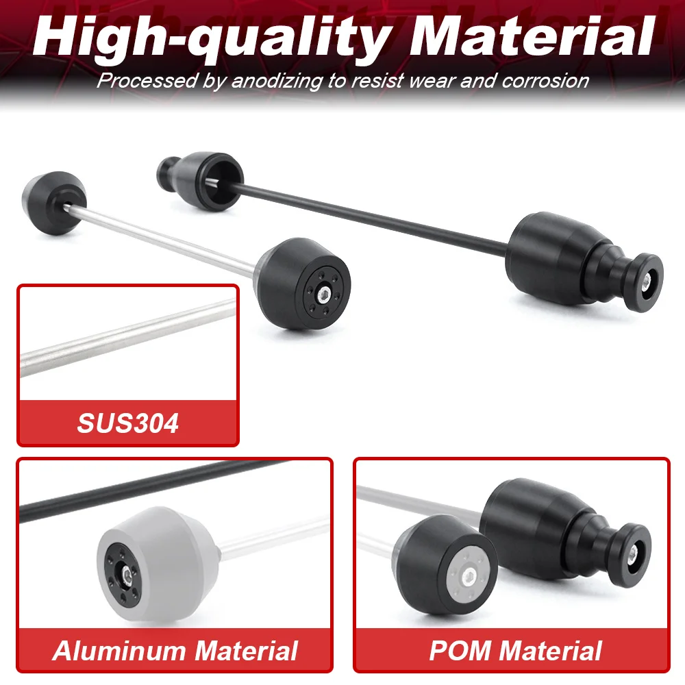 For Honda CB750 Hornet 2023 2024 2025 Motorcycle Wheel Protector Front or Rear Wheel Axle Fork Crash Sliders Swingarm Spools
