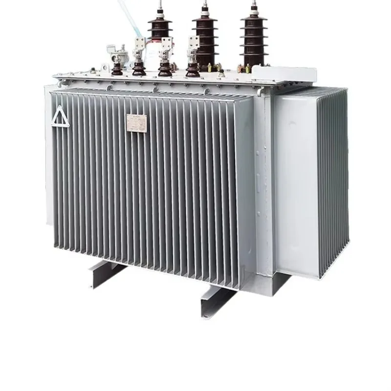 Corrugated Tank S20 Oil Immersed Transformer 11kV to 400V Three Phase Industrial Distribution Equipment