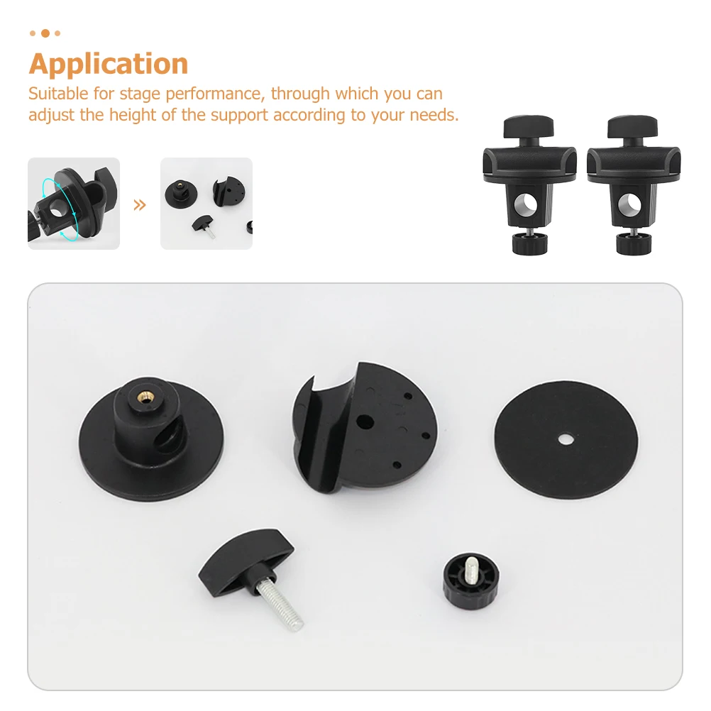 

2Pcs Universal Adjustable Buckles for Microphone Crossbar Arm Tripod Clip Photography Supplies Phone Rack Adapter Portable