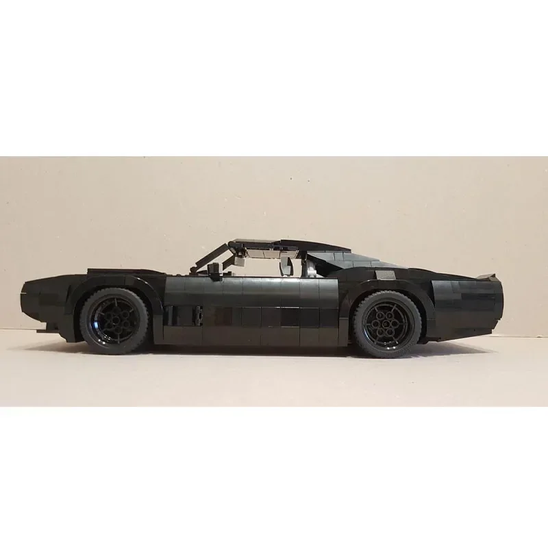 MOC-147730 Black New Classic Sports Car Racing Building Blocks 1946 Parts Boy Kids Birthday DIY Building Blocks Toy Gifts