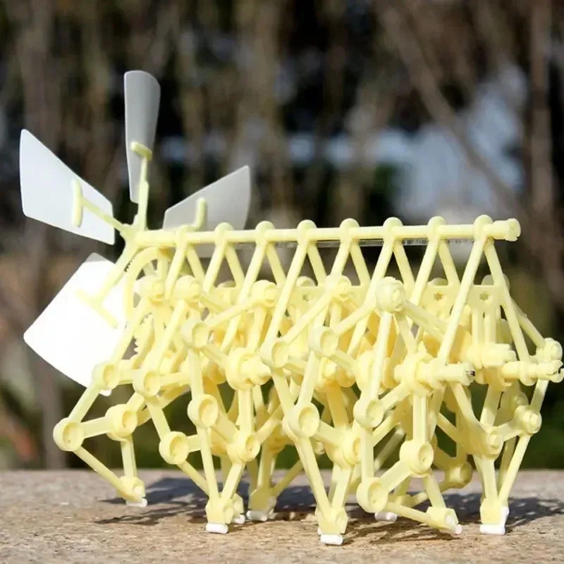 DIY HandPowered Wind Energy Robot Model STEM Mechanical Puzzle Science Experiment for ParentChild Learning Gift