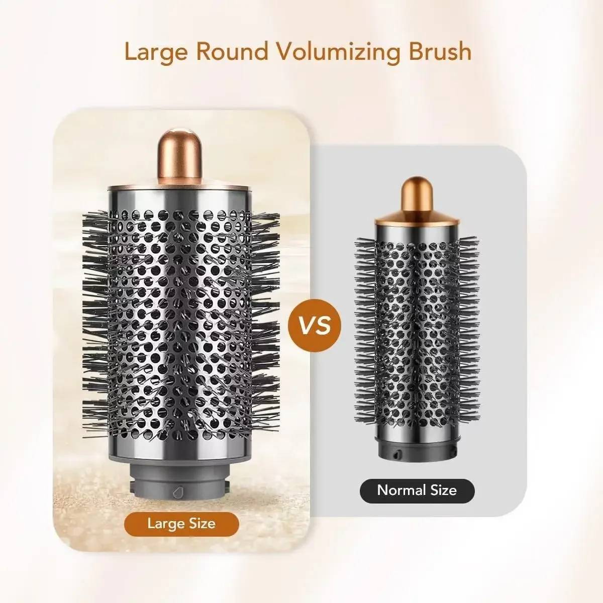 مرفق فرشاة شعر كبيرة الحجم على الموضة جديدة 360 درجة °   دوران للتصفيف المرن يعزز الحجم والنمط بسهولة