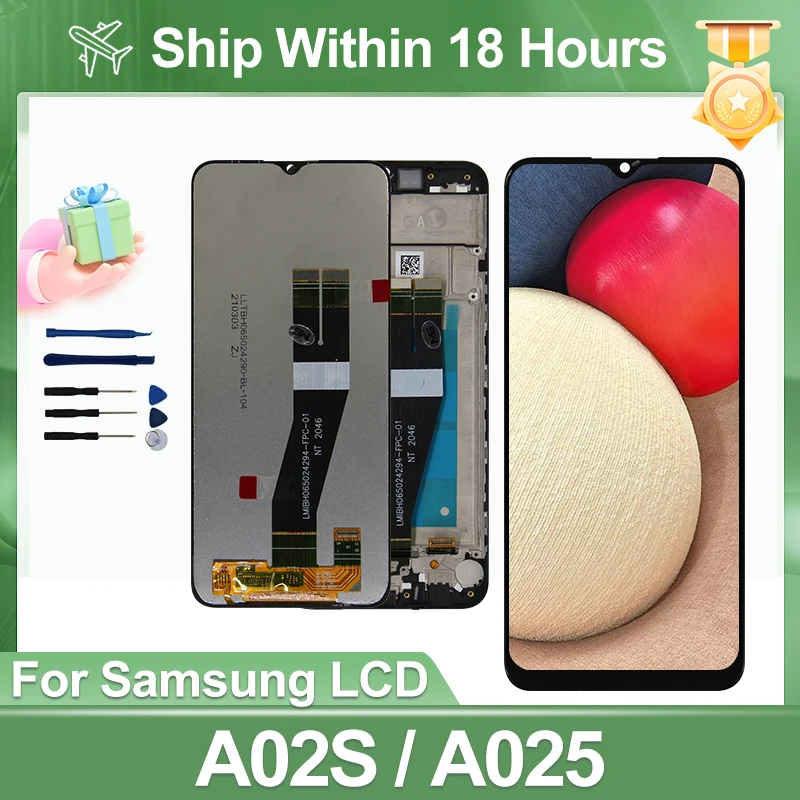 6.5“ For Samsung Galaxy A02S LCD SM-A025F/DS SM-A025G/DS SM-A025M/DS Display Touch Screen Digitizer Assembly Parts SM-A025A