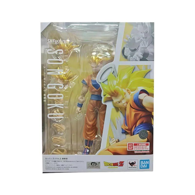 Original Bandai S.H.Figuarts Dragon Ball Super Saiyan Trunks The Boy from the Future Articulated Action Figure With Original Box image 3
