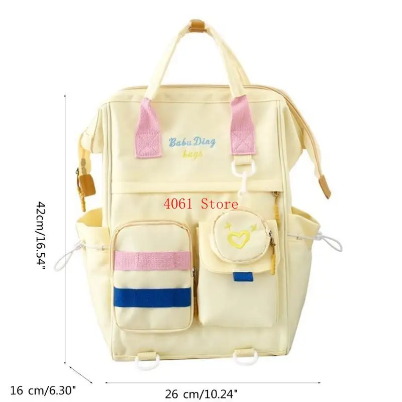 حقيبة ظهر كاجوال حقيبة ظهر خارجية ذات سعة كبيرة حقيبة مدرسية للفتيات #6