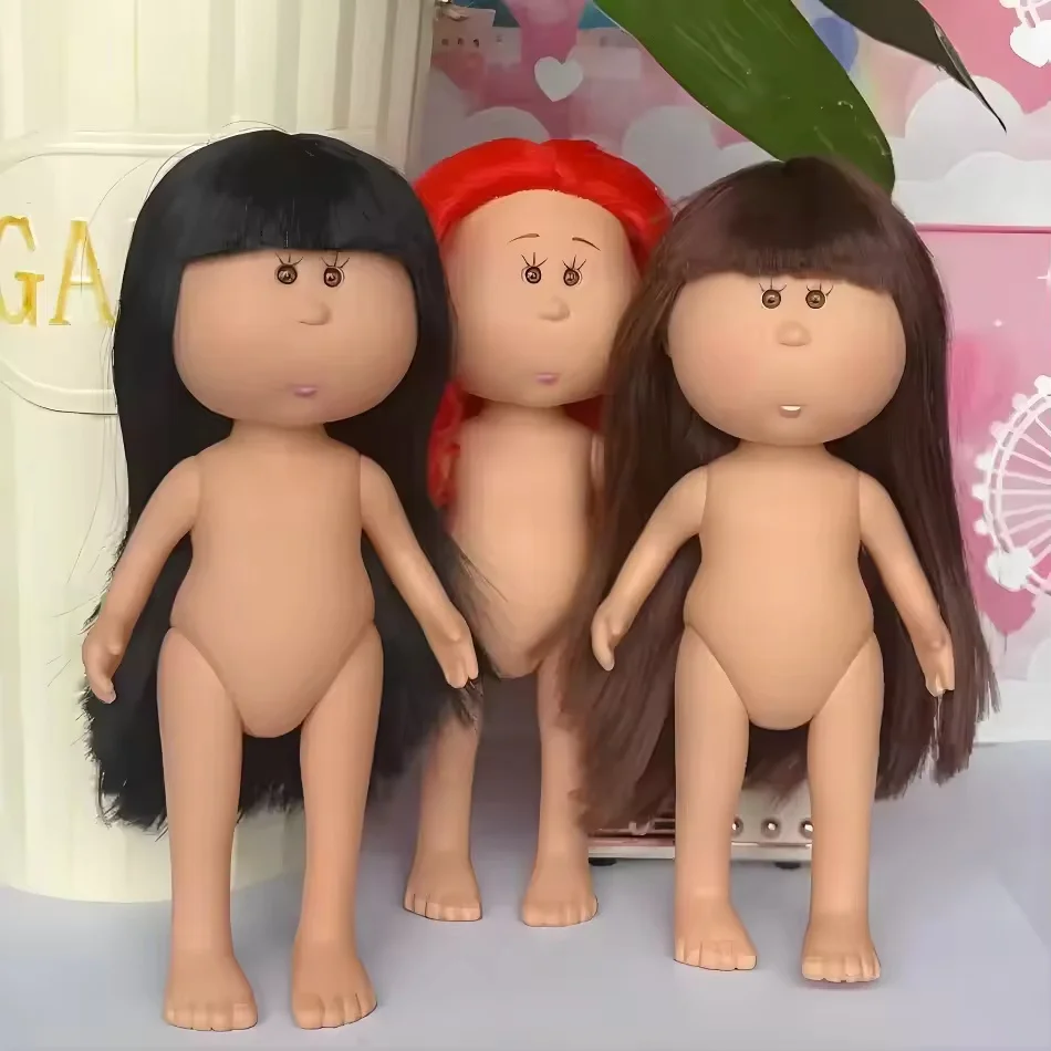 Nueva Muñeca de Patata Española de 24 cm, Muñecas Mia, Muñeca de Vinilo BJD de Anime para Vestir, Muñeca con Ojos de Frijol, Juguetes de Compañía para Niños, Regalos de Juguetes DIY para Niñas