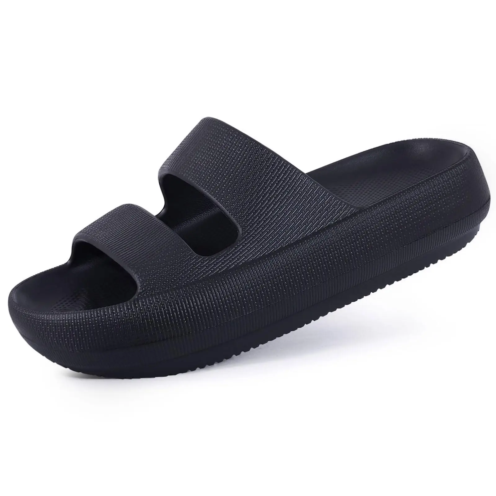 

Pallene Fashion Thick Bottom Slippers Women Summer Soft Cloud Slippers With Arch Support Beach Shoes Sandals Home Bathroom Slide