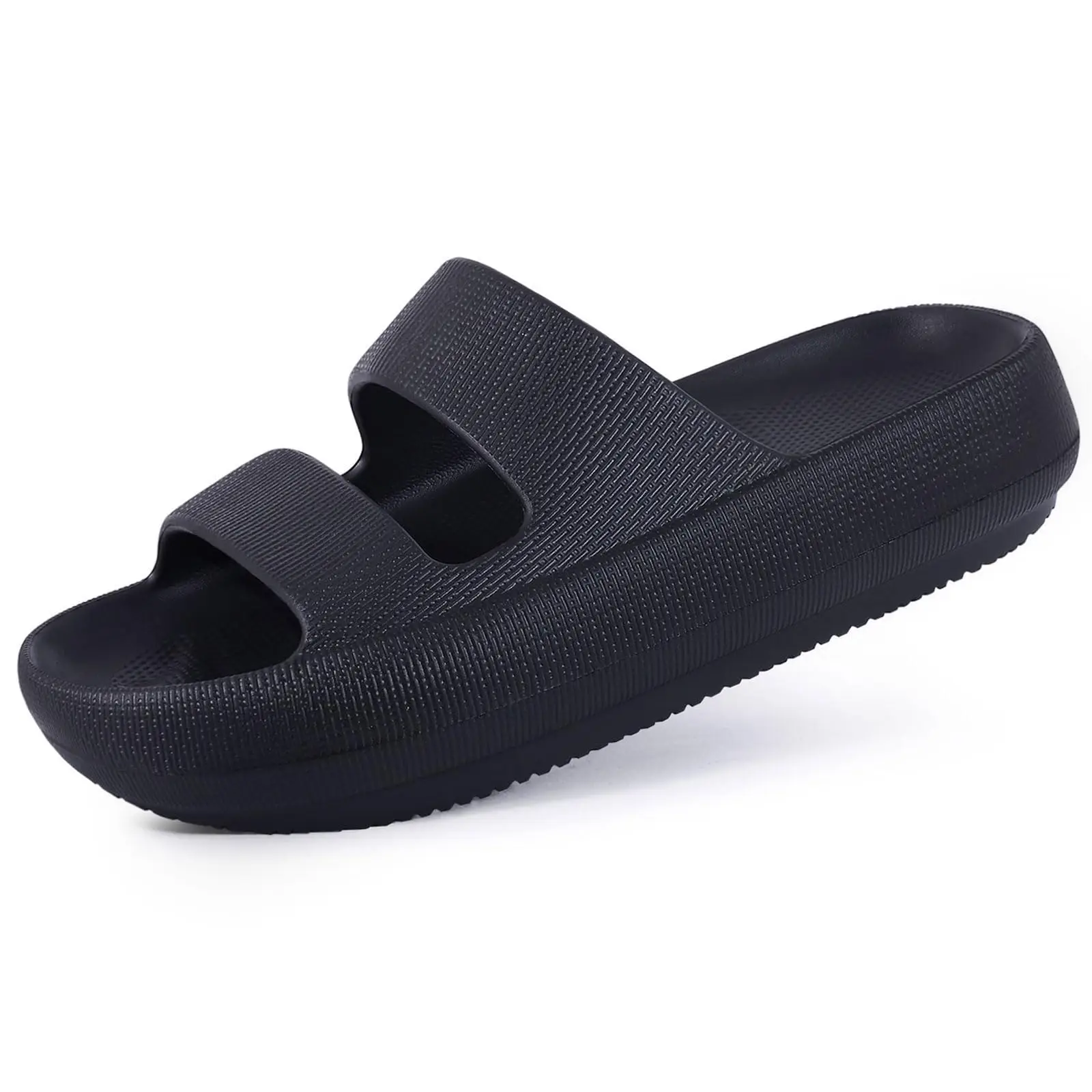 Pallene Fashion Thick Bottom Slippers Women Summer Soft Cloud Slippers With Arch Support Beach Shoes Sandals Home Bathroom Slide