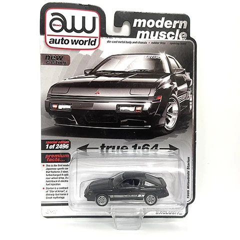 

Модель автомобиля Auto World 1/64 AW 1986 Starion из металлического сплава