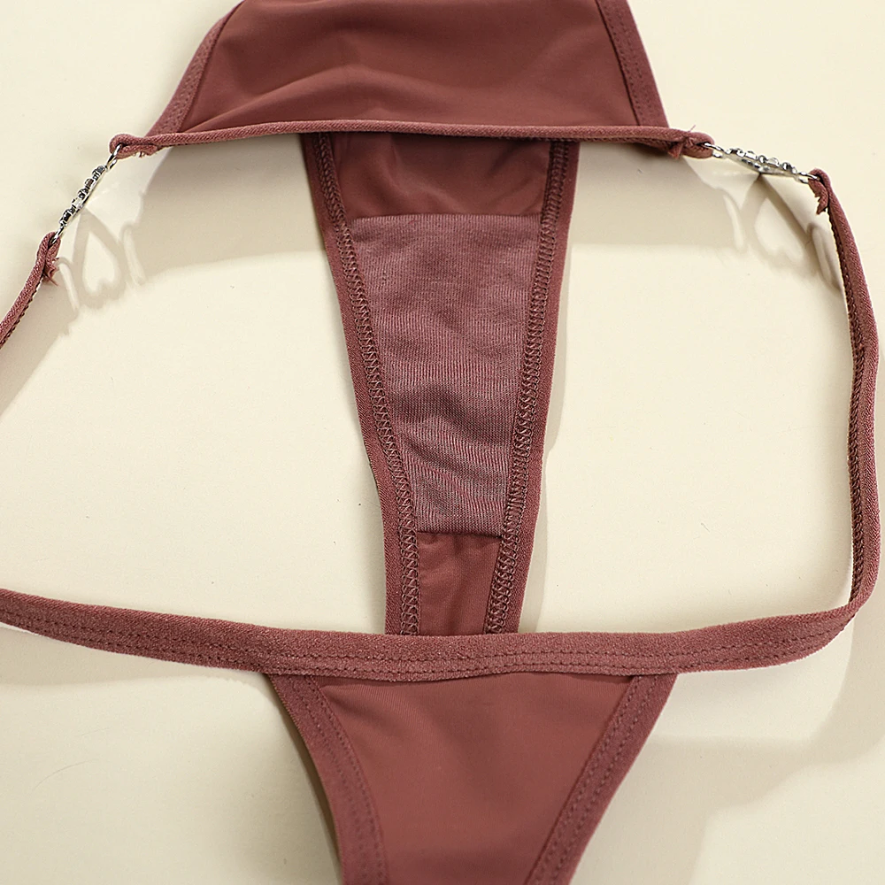 Dámské sexy tanga s nízkým pasem, tangami a srdíčky, dekoracemi ve tvaru srdce, bikiny, intimní prádlo s T-back efektem, nové módní kalhotky do rozkroku - náhled 6