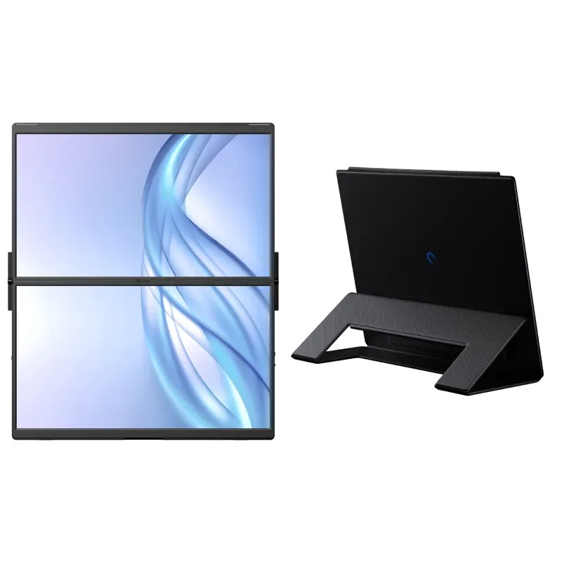 Dual-screen monitor folding portable notebook extended secondary screen 15.6 inches