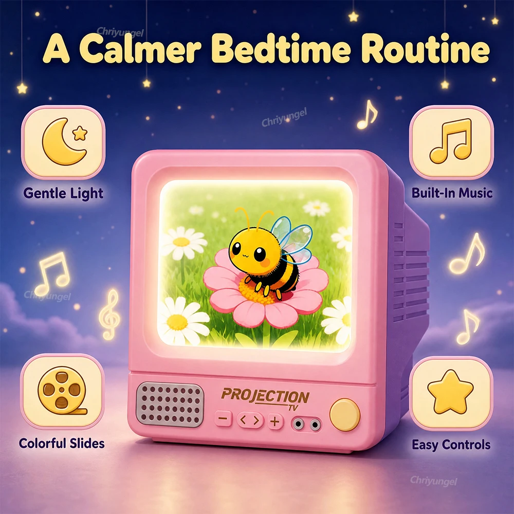 Proyector de TV Musical Retro - Kids Education Learn Tv reseña y precio