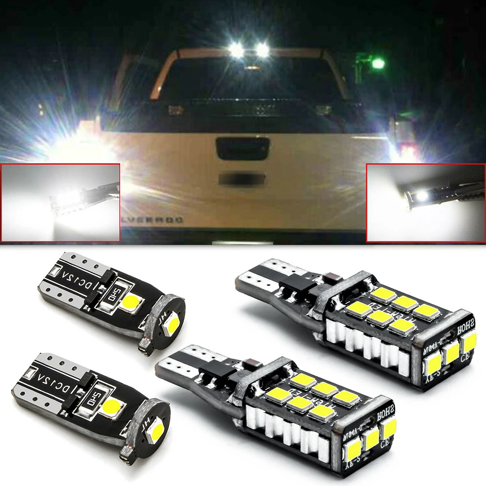 4 pcs T10 T15 car LED bulb CANbus with false light bulb for car interior 12 V