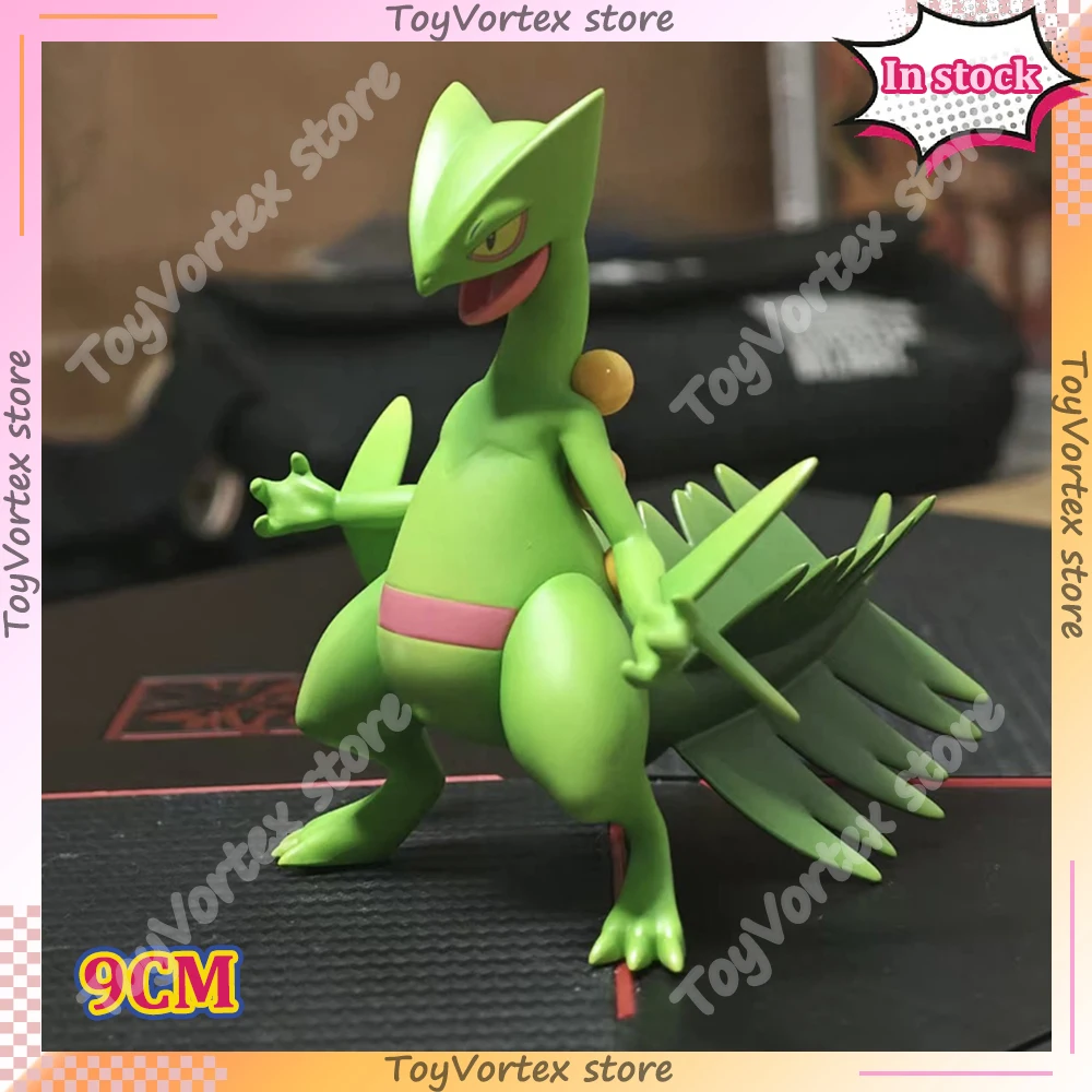 

NEW BKM Pocket ACE Sceptile Animal Figure GK Model Toys Sceptile PVC Status Figura Desk Decoration Items Birthday Gift