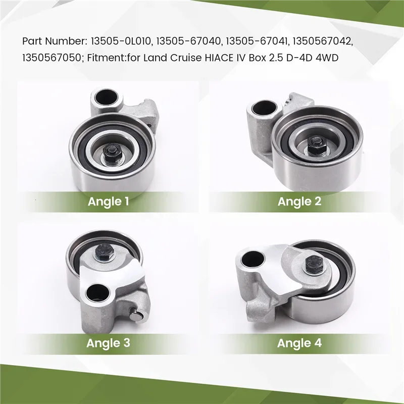 B07A- بكرة الموتر مضلعة 13505-0L010 13505-67040 13505-67041 لتويوتا لاند كروز هايس IV صندوق 2.5 D-4D 4WD