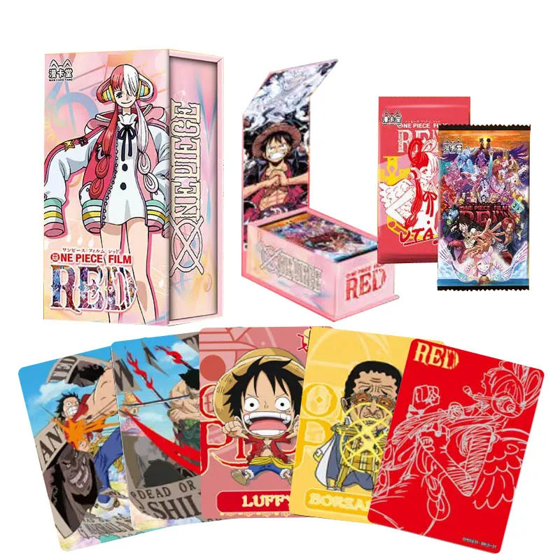 Luffy Collection Card Like Booster Box Rare Anime Playing Game Cards