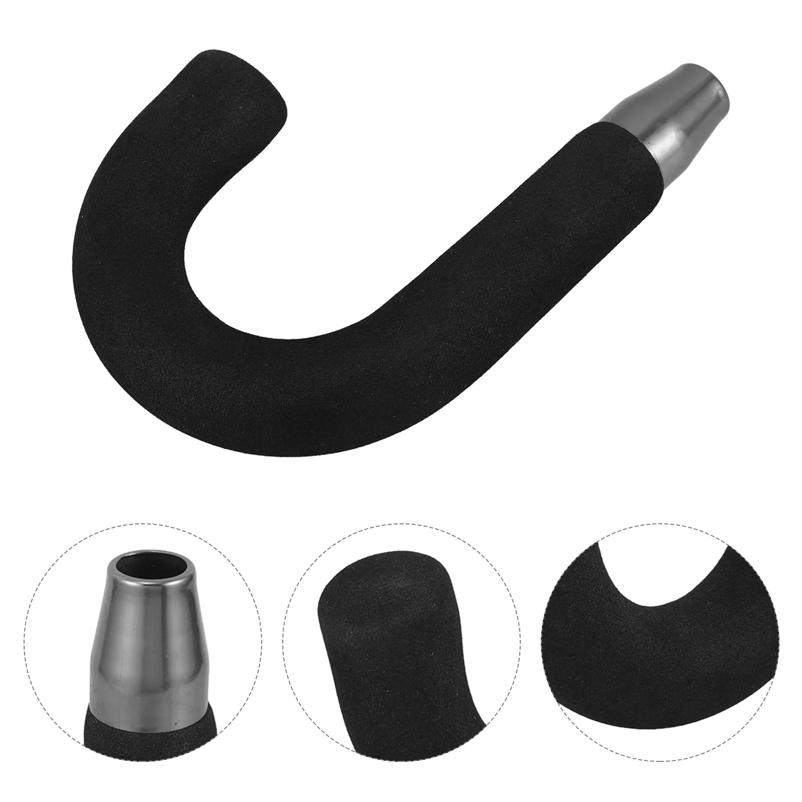 

J Shape Repairing Part Rain Uv Grip Replacement Compact Sturdy For Outdoor Accessory Rain Umbrella Handle Replacement Part