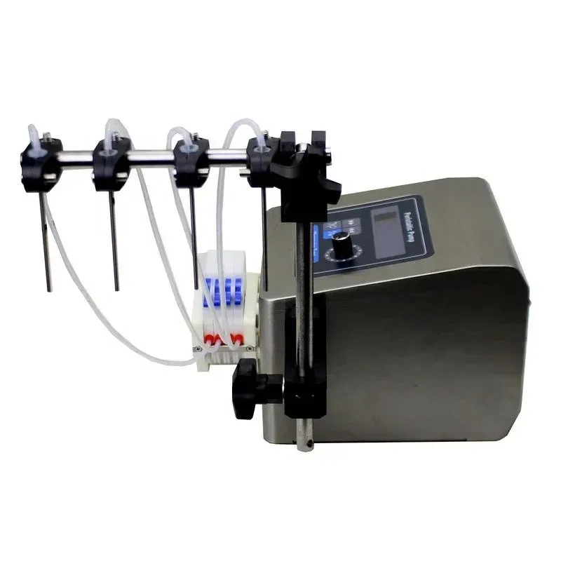 Peristaltic Pump BT100-1F with DG-4A Flow Distribution Filling 8 Meters Tube Hot Selling Laboratory Medical Equipment