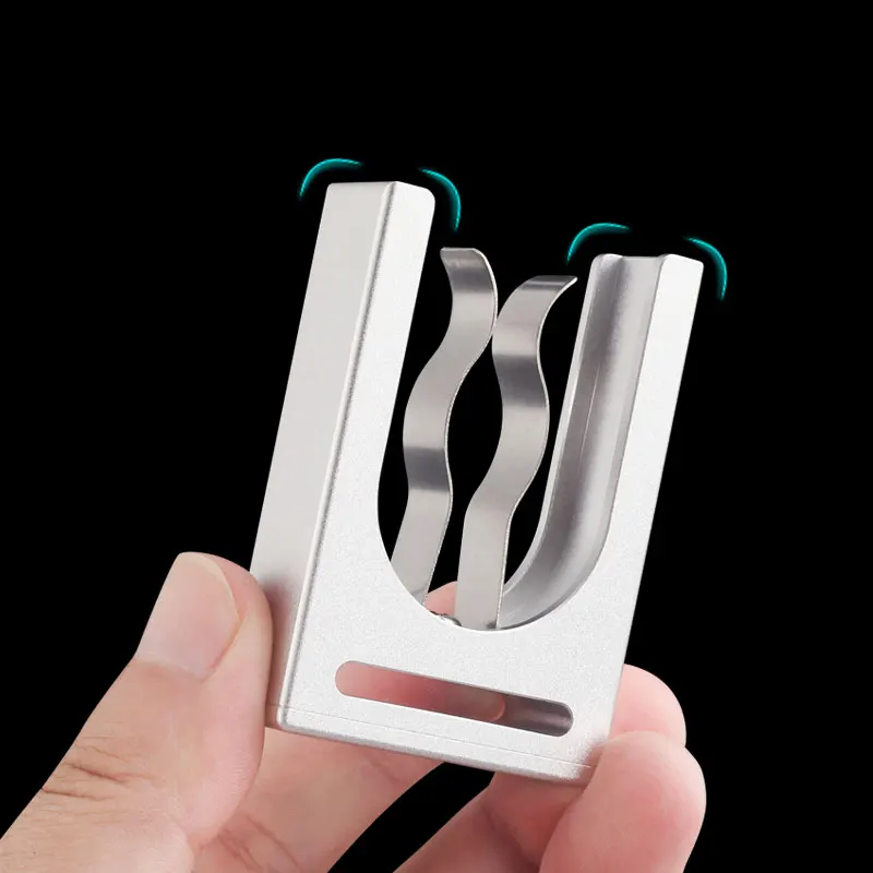 Golf Cigar Holder Magnetic Attraction Aluminium Alloy Portable Mini Portable Cigar Holder Smoking Accessories Tools