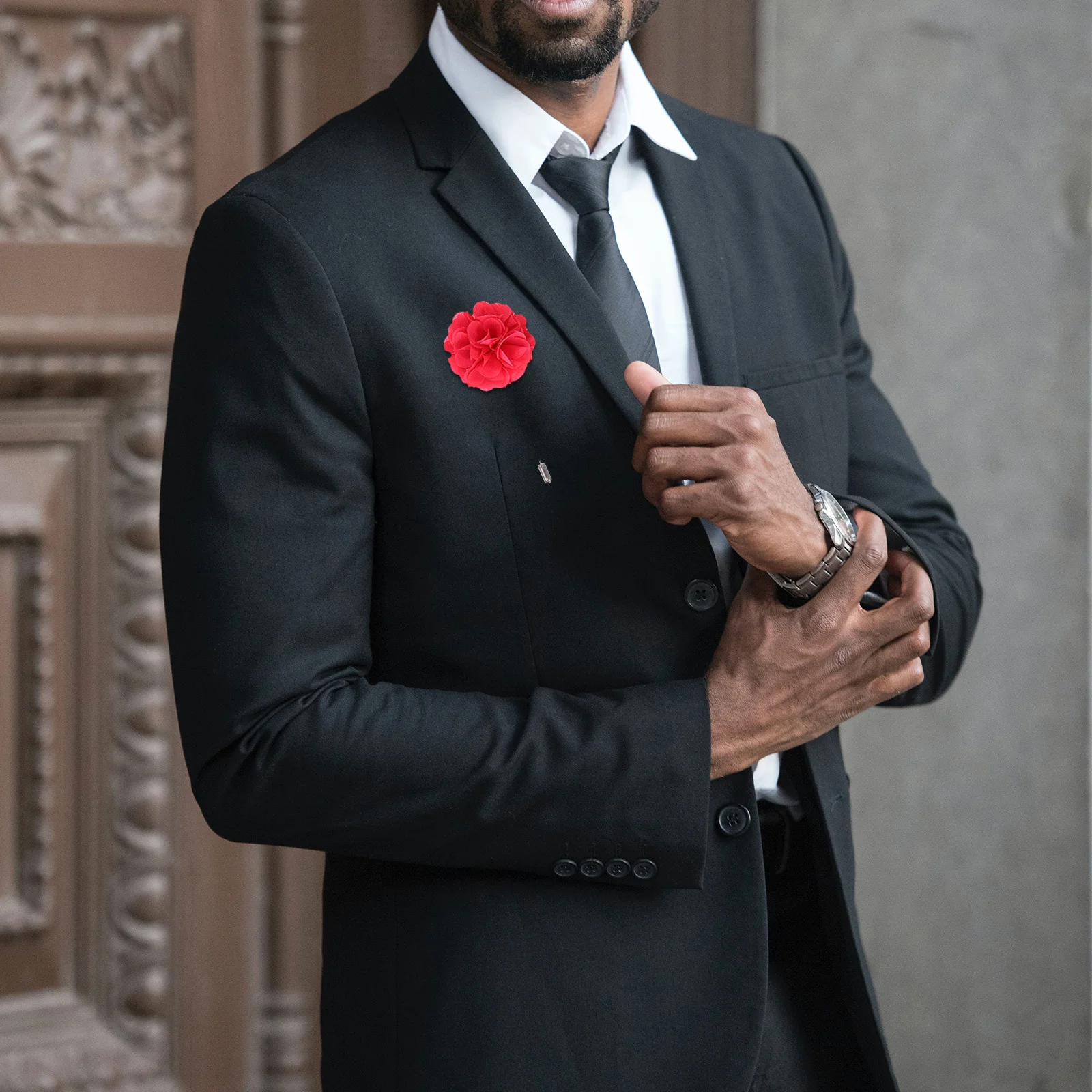 

16Pcs Men Suit Brooch Elegant Flower Modeling Lapel Pin Collar Brooch Fashion Accessory Men Suit Corsage Lapel