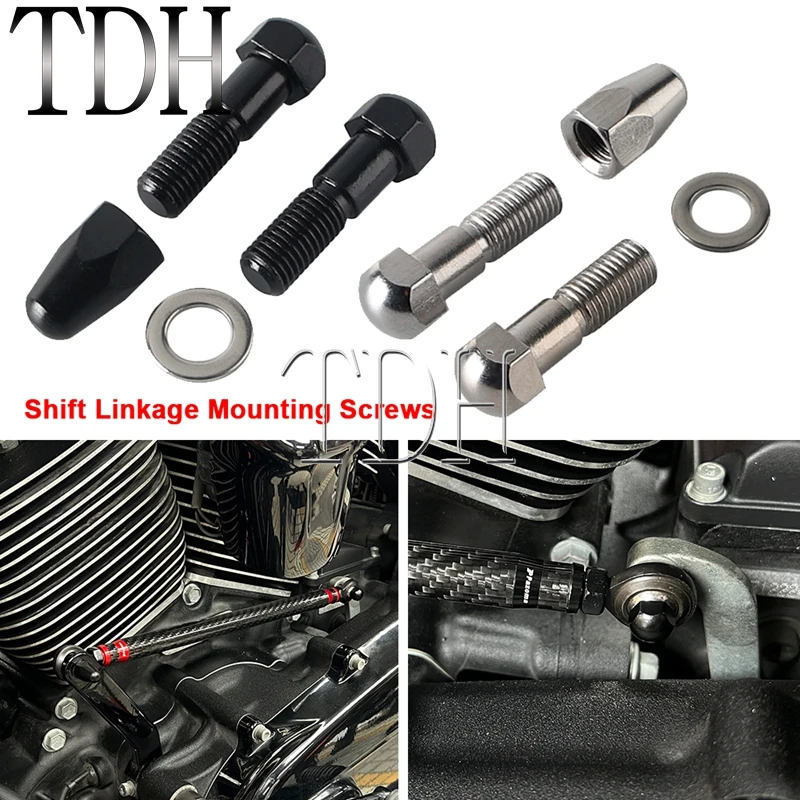 

Gear Shift Linkage Lever Docking Hardware Mount Screw Bolt For Harley Heritage Softail FLHC FLHCS Tour Electra Street Road Glide