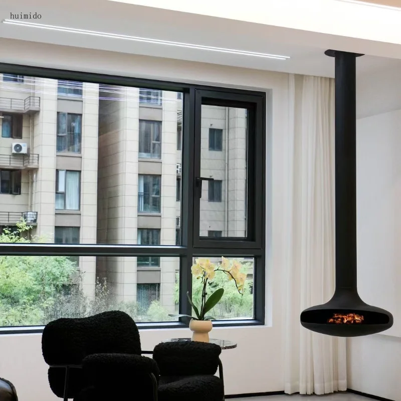 Heating Villa Living Room Electronic Atomization Simulation Hanging Stove Decoration