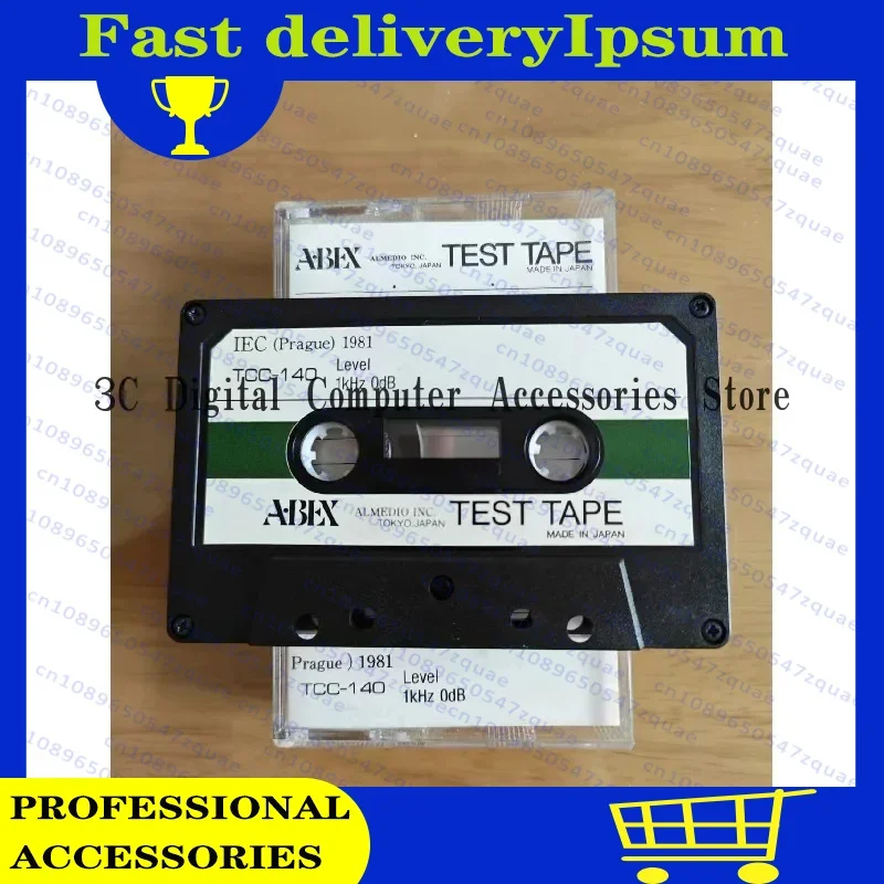 

L L TEST New OriginaL For ABEX TCC-140 1kHz 0dB L eveL Test Tape YH YH