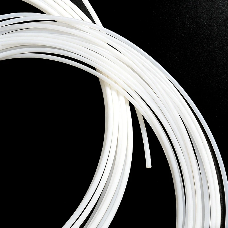 White PTFE Capillary Tube with Inner Diameter of 0.3-5mm, High-temperature Resistant Precision Instrument Micro Delivery Tube