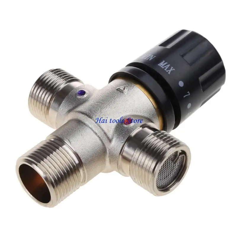X37E 3/4" DN20 Wassermischung für Ventil, thermostatische Mischung für Ventil, Heiß-Kaltwasser-Mischung für Ventil, Messing für – Detail 8