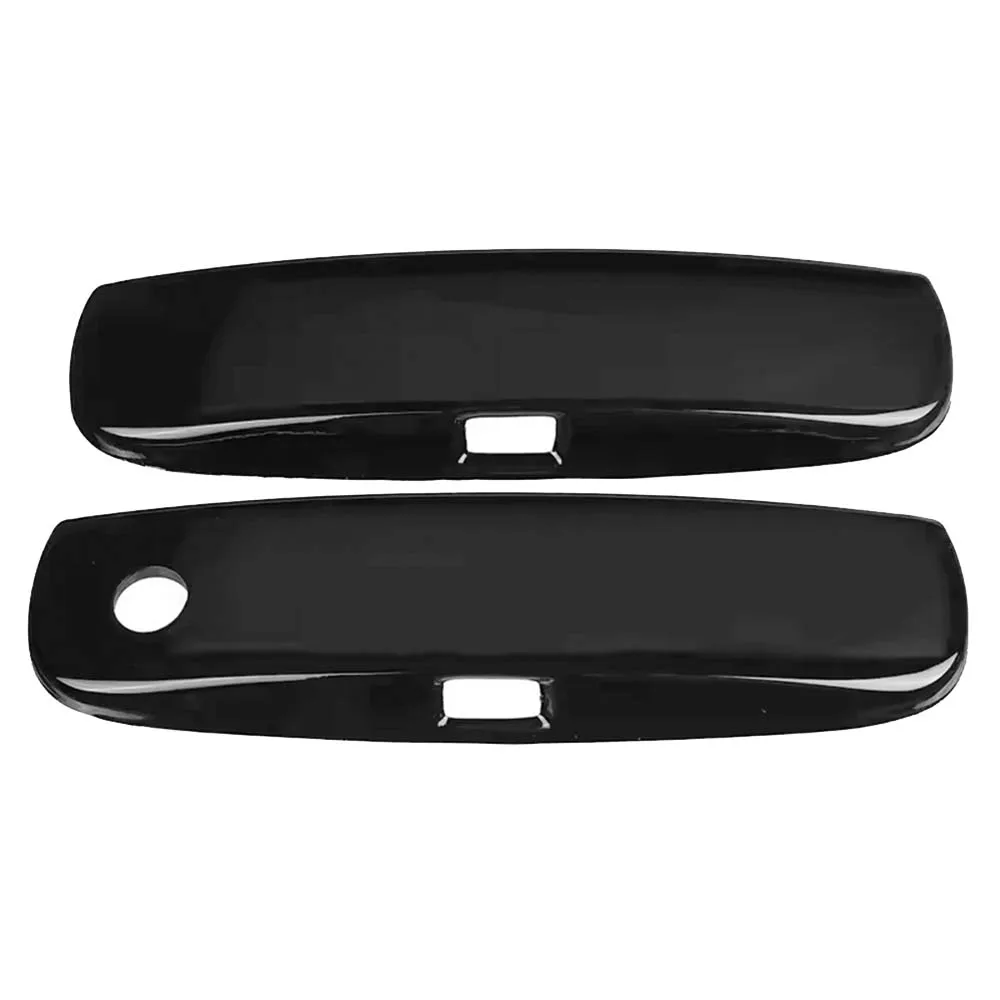 Car Upgrade Carbon Fiber Glossy Black Red Door Handle Shell For Dodge Challenger 2012-2021 Cars Accessories Car Stickers view 2