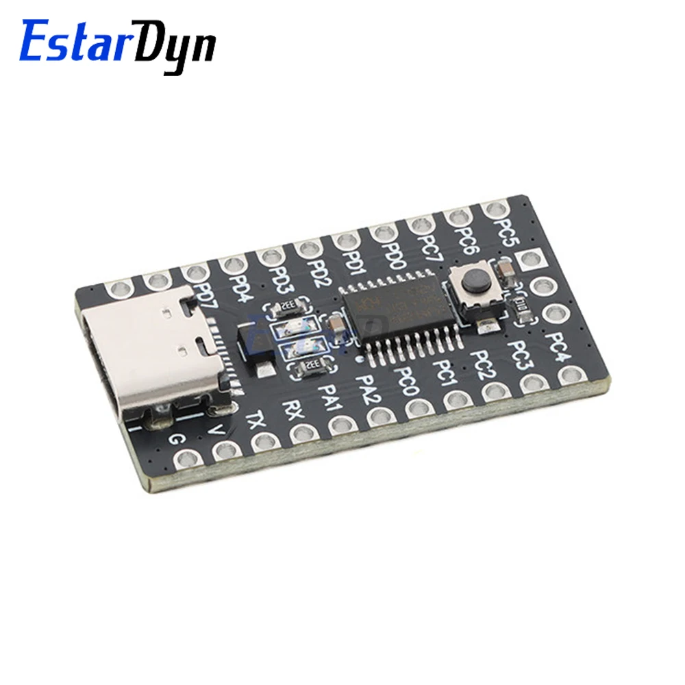 1-2pcs CH32V003 RISC-V Core Board 48MHz Ultra Low Cost WCH Type-C 3.3/5V SDI for IoT DIY Embedded