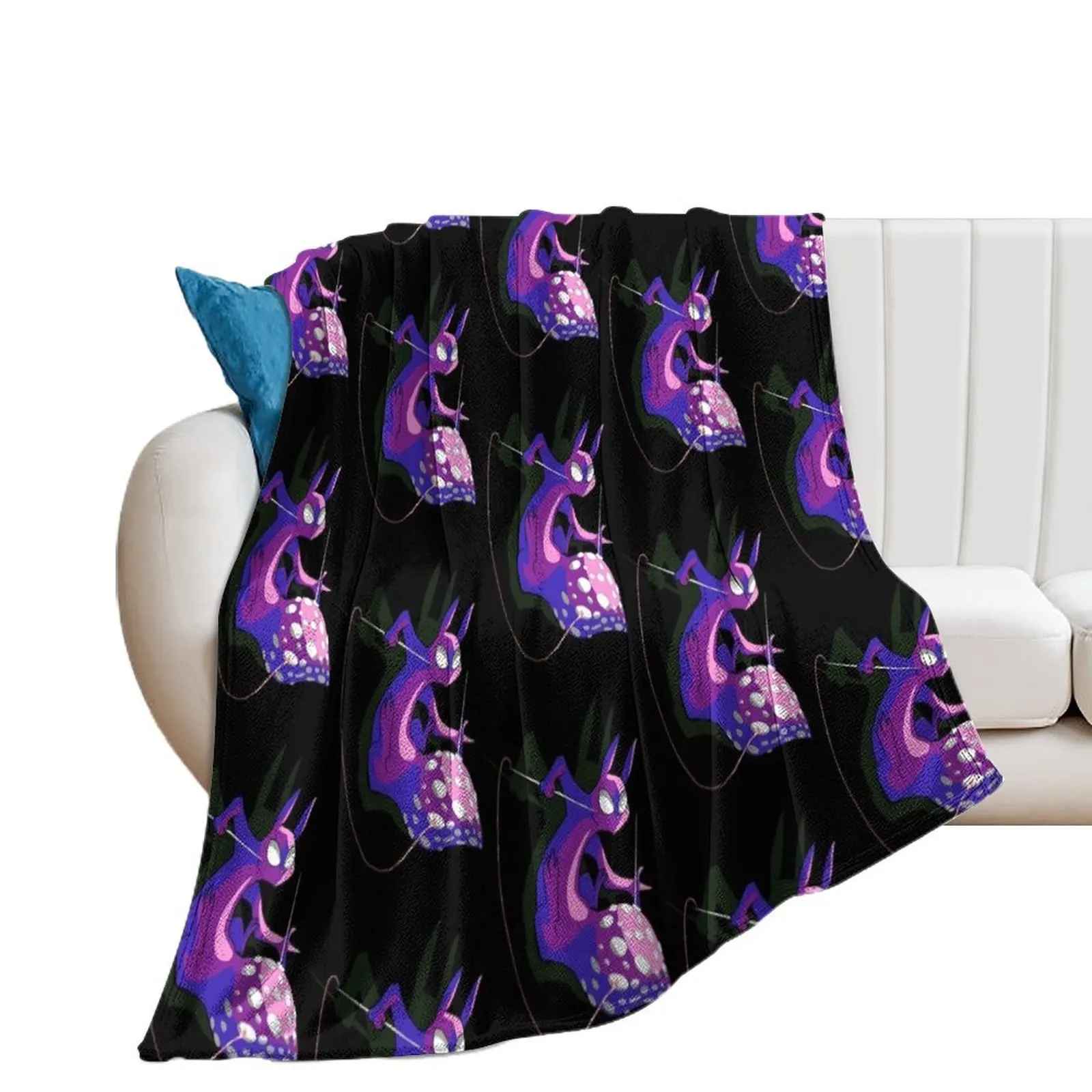 

Rain World Downpour Slugcat Spearmaster Throw Blanket Soft Beds Large halloween Weighted Blankets