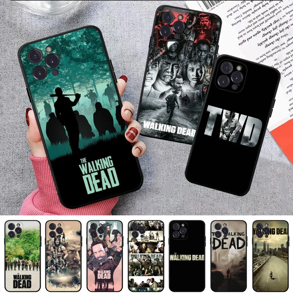 Funda de teléfono The Walking Dead, carcasa para iPhone 15, 14, 11, 12, 13, Mini Pro, XS Max, 6, 7, 8 Plus, X, XR, SE, 2020