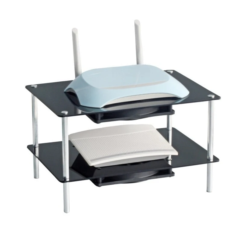 Router cooling bracket, set-top box base USB14CM cooling fan silent