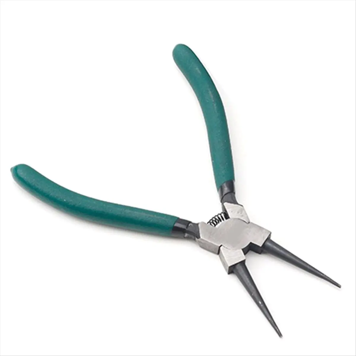 2025+ 4個入り スナップリングプライヤーセット、7インチ ストレート/ベントジョー、ヘビーデューティー スプリング式プライヤー