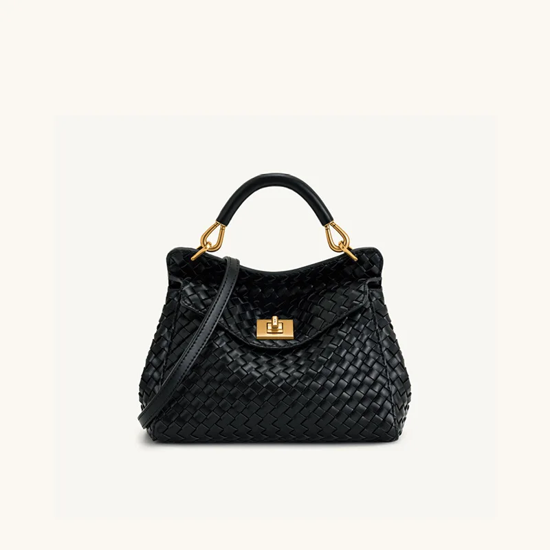 JW PEI Lente & Herfst gesp tas niche mode echt lederen schoudertas crossbody tas gesp high-end veelzijdige dames handtas