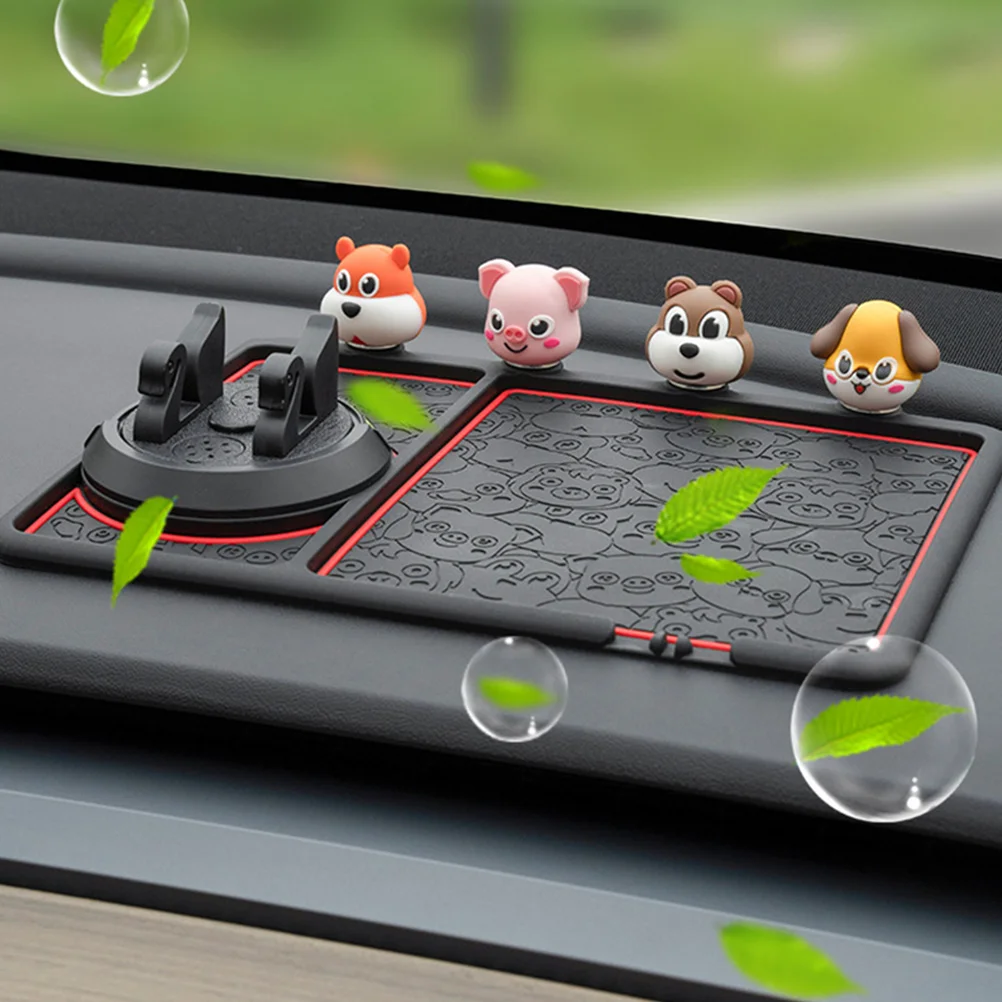

Car Dashboard Non-Slip Mat for Phone Animal Pattern Anti-Skid Pad No Adhesive Required Simple Installation Supports Vertical and