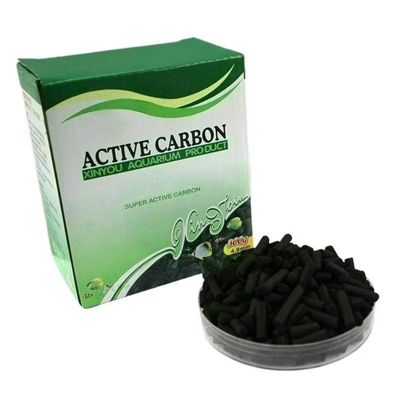 

Premium Activated Carbon Filter Media for Aquariums - Removes Yellow Tint & Odors, 300g/Box